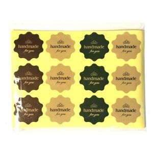 Set of 108 handmade stickers wrap packaging shipping supplies handmade crafts